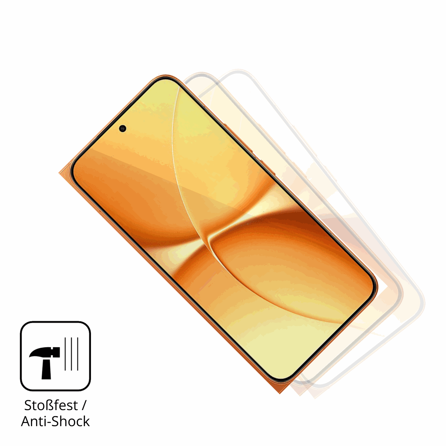Schutz gegen Kratzer auf dem Xiaomi Redmi Turbo 5 Max Glas durch Schlüssel, Stöße gegen die Tischkante oder Stürze