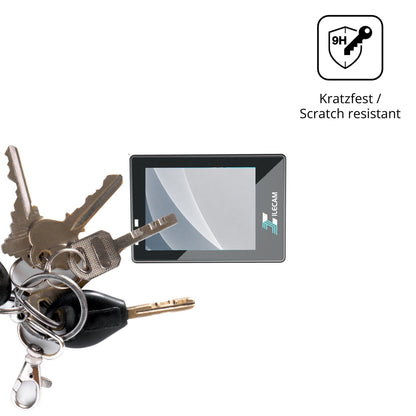 dipos Displayschutz für Xilecam X2, mattierte Oberfläche, robuste Festigkeit und perfekte Passform