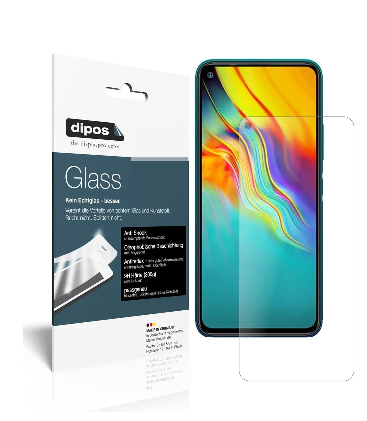 9H Matte Screen Protector for Infinix Note 7 Lite – Anti-Glare, Shatterproof | dipos