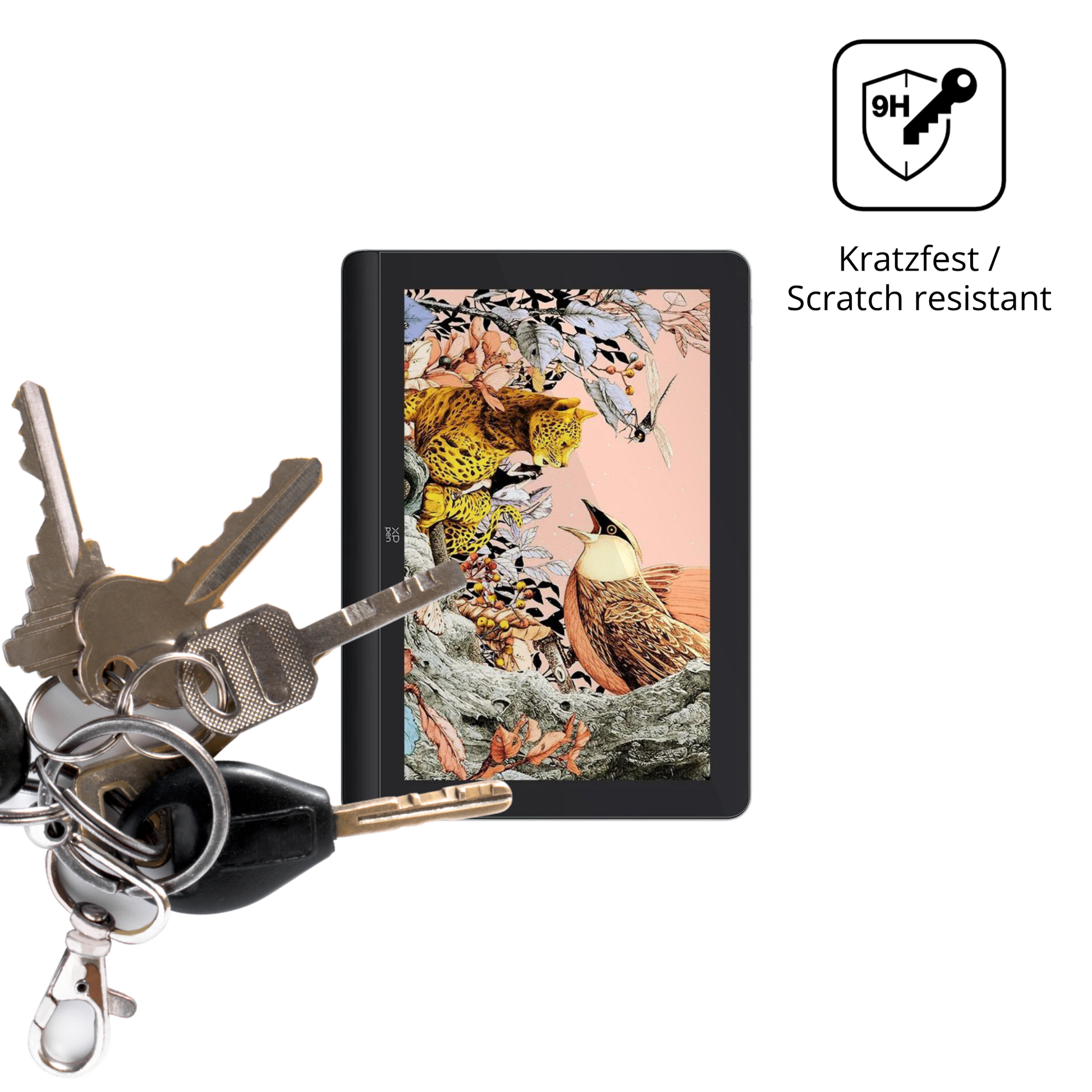 dipos Displayschutz für XP-Pen Artist Pro 16 Gen 2, transparente Oberfläche, perfekte Passform auch für die Rundungen