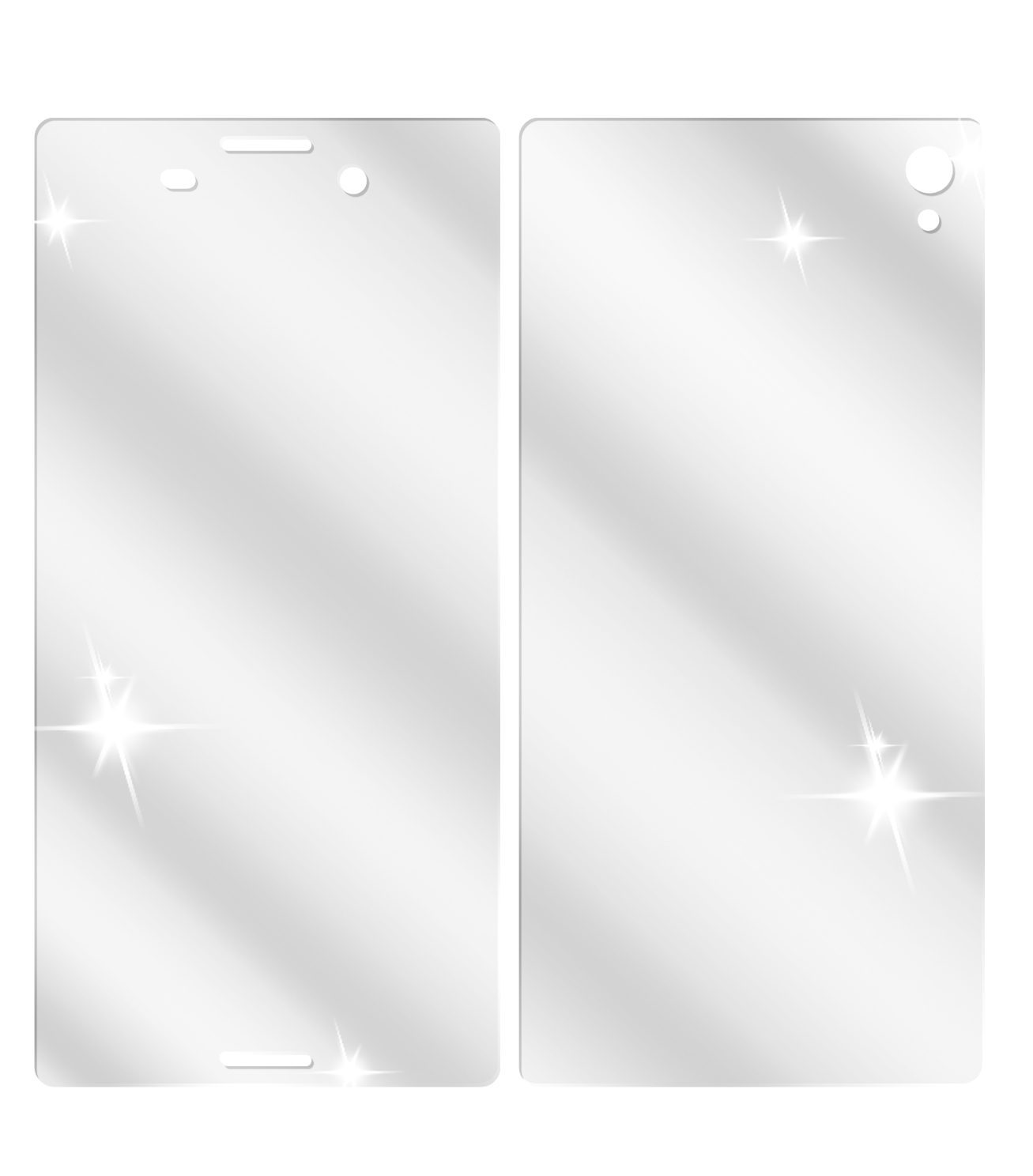 dipos Displayschutz für Xperia M4 Aqua Sony, transparente Oberfläche, geringe Dicke und perfekte Passform