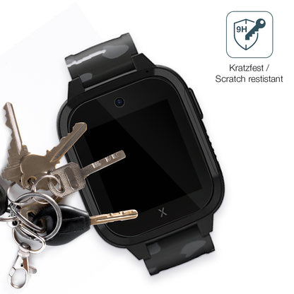 dipos Displayschutz für Xplora XGO3 2. Gen, transparente Oberfläche, perfekte Passform auch für die Rundungen