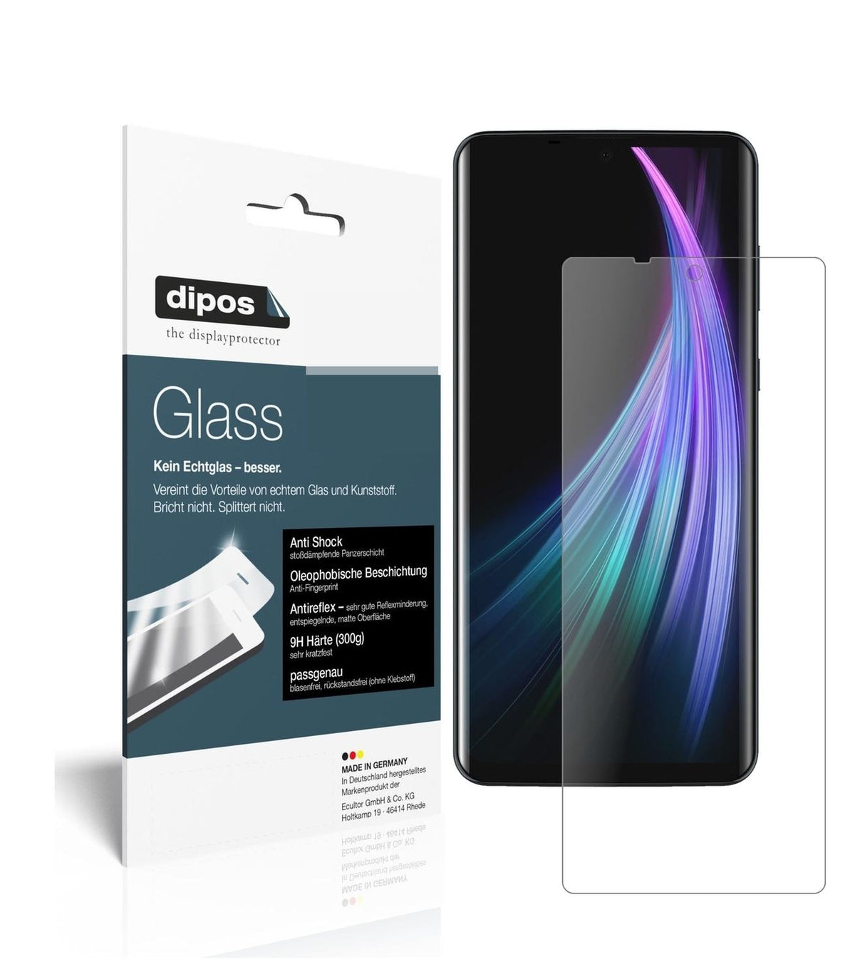 9H Matte Screen Protector for Sharp Aquos Zero 2 – Anti-Glare, Shatterproof | dipos