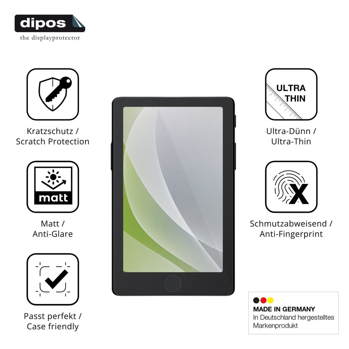 4x Screen Protector for Xteink X4 Pro Protection Anti Glare dipos