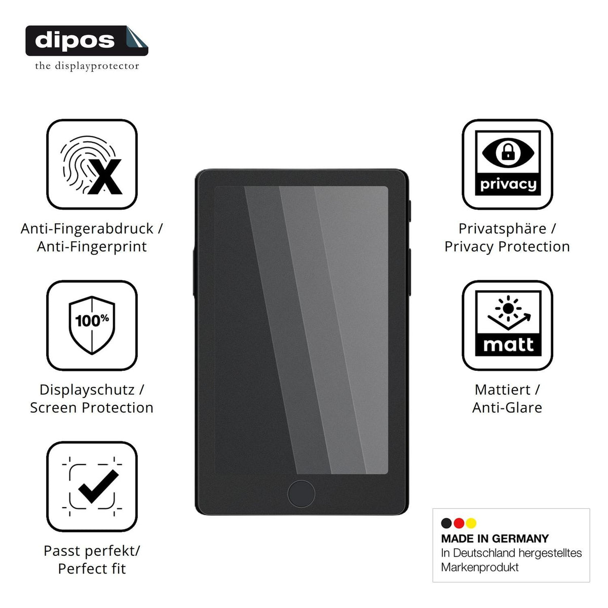 Screen Protector for Xteink X4 Pro Privacy Filter 4-Way Protection dipos
