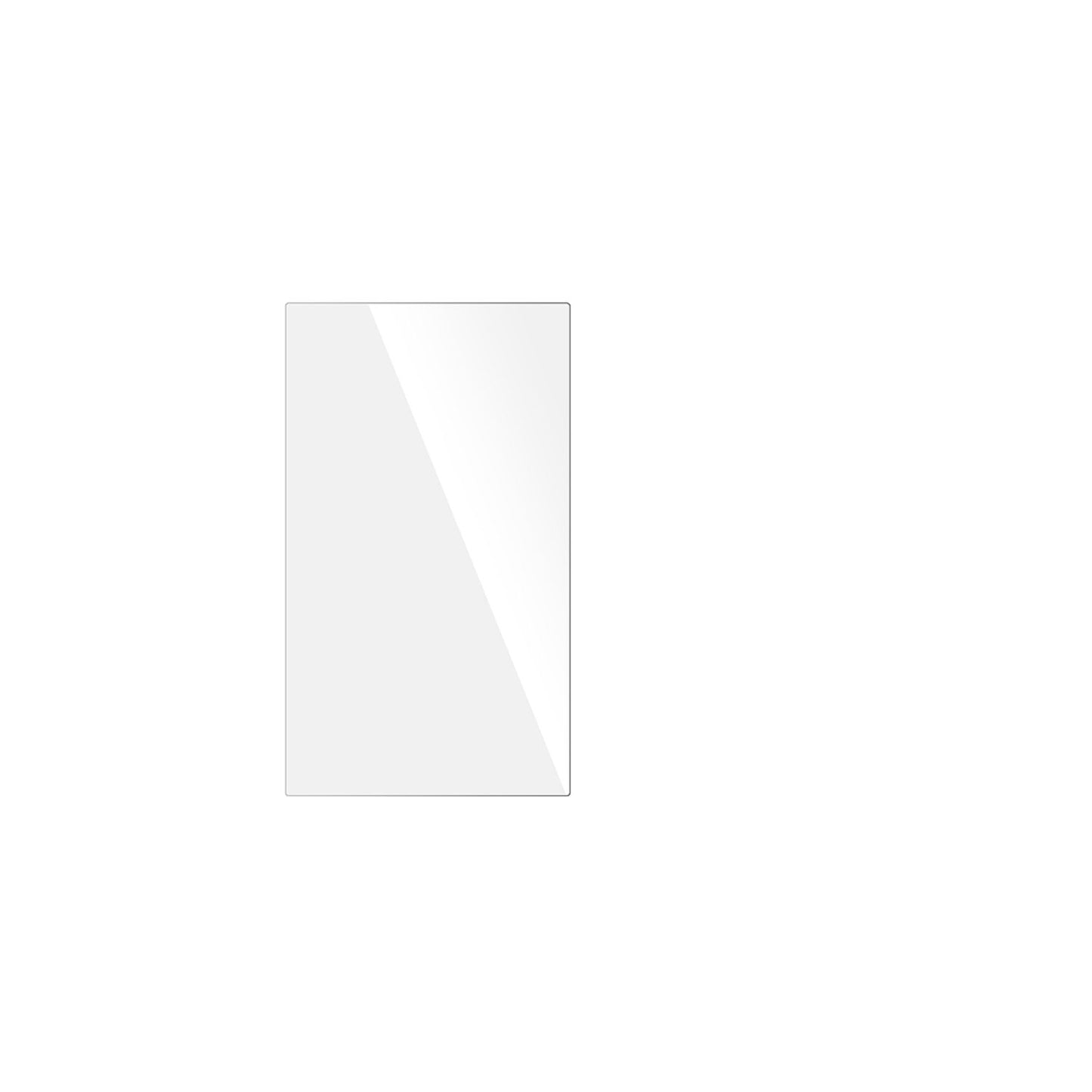 dipos Displayschutz für Xtrons IA7250FLBS, transparente Oberfläche, geringe Dicke und perfekte Passform