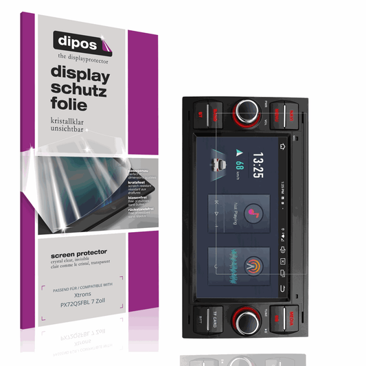 2x Screen Protector for Xtrons PX72QSFBL 7 Zoll Protection Crystal Clear dipos
