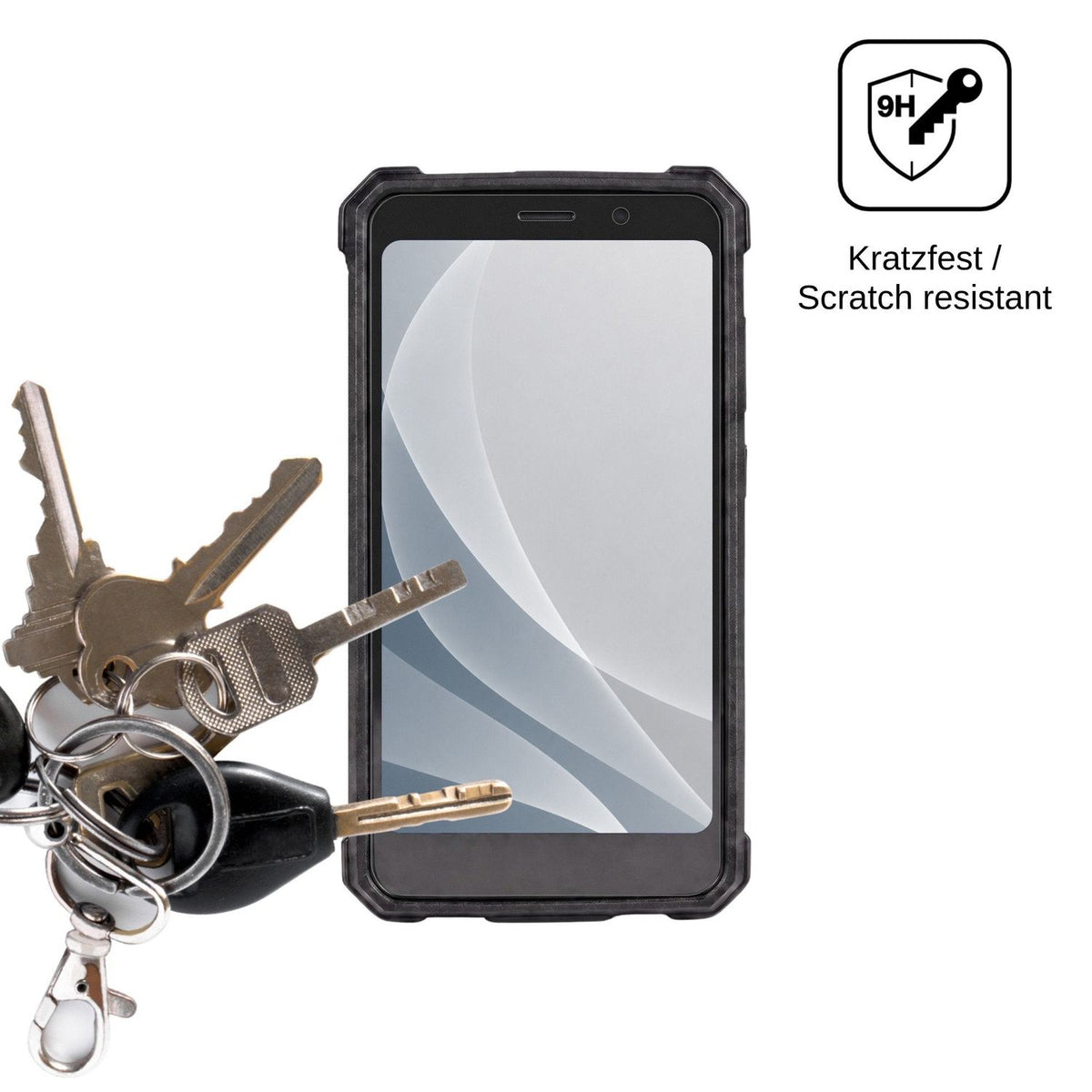 2x Screen Protector for yacdelo Rock V1 matte Flexible Glass 9H dipos