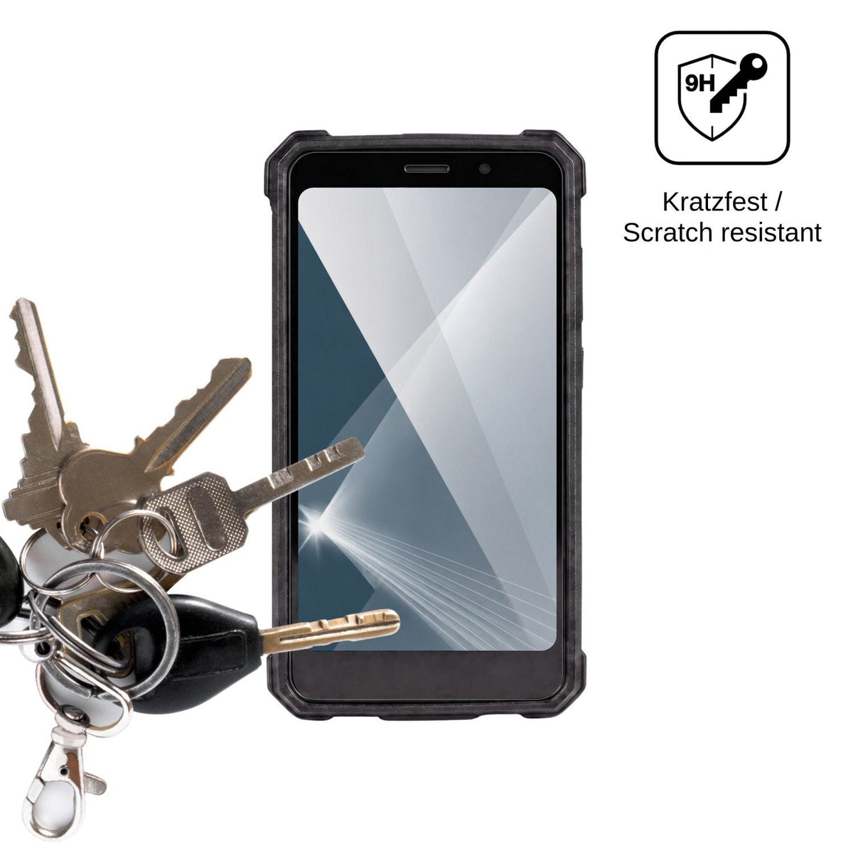 2x Screen Protector for yacdelo Rock V1 Flexible Glass 9H dipos