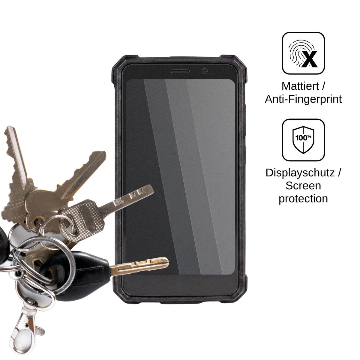 Screen Protector for yacdelo Rock V1 Privacy Filter 4-Way Protection dipos