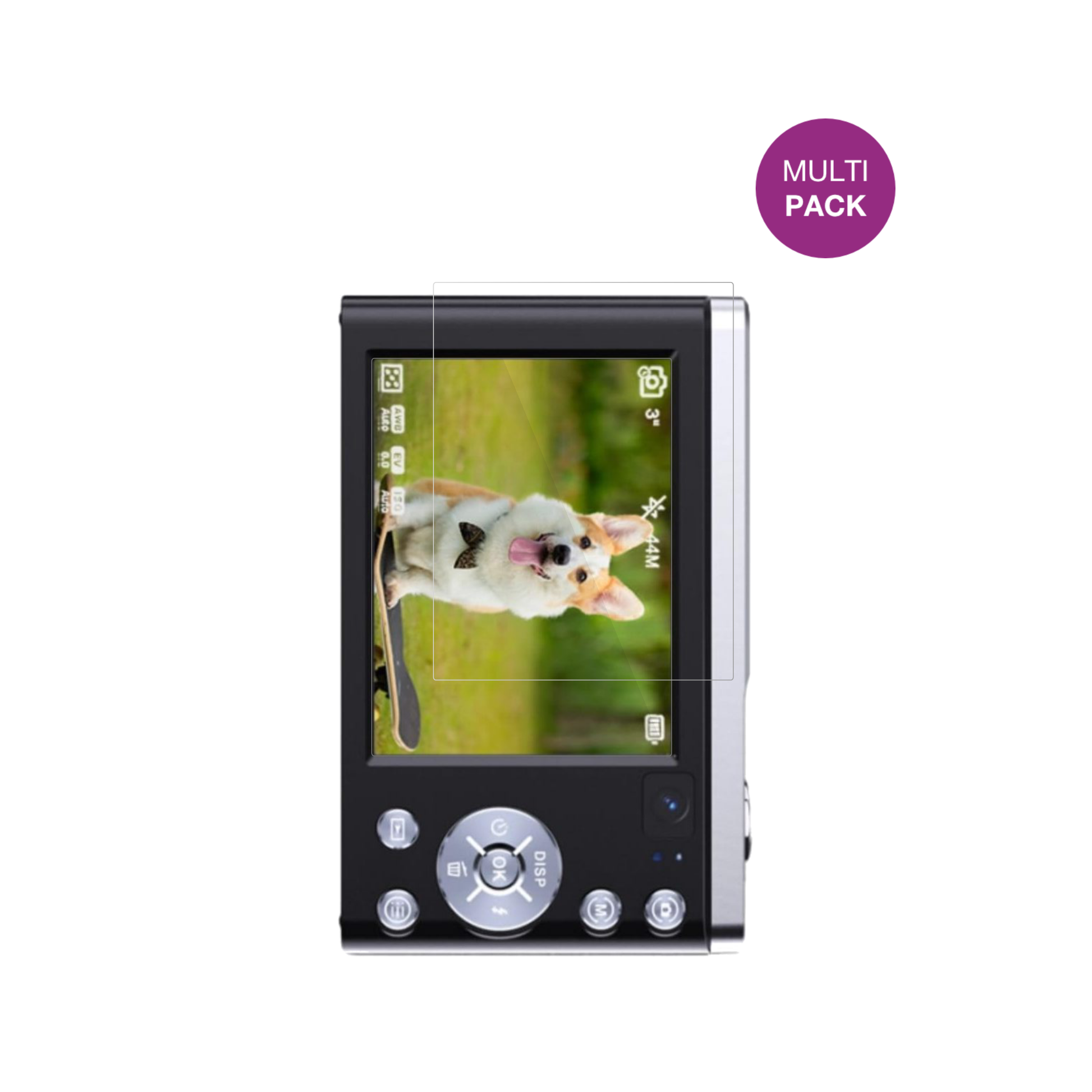 Yanmis5K mit aufgebrachter dipos Displayschutzfolie, glasklare Darstellung ohne Einschränkungen