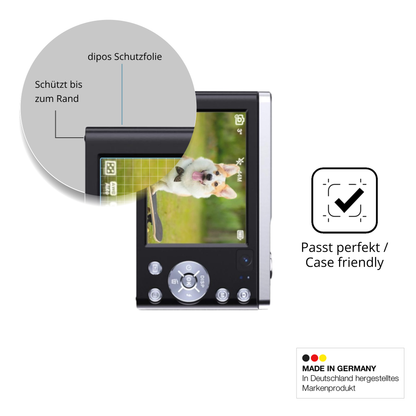 Schutzglasfolie mit optimaler Passform, zur Verwendung mit Hüllen geeignet