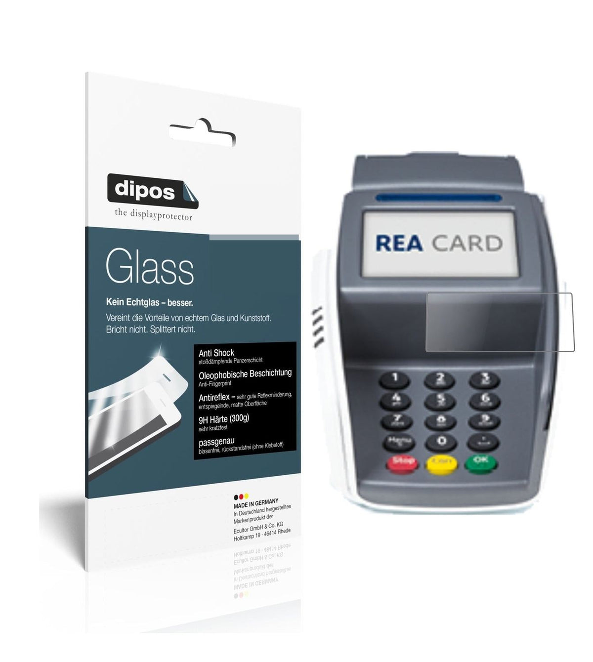 dipos 1x 9H Matte Screen Protector for REA CARD T7 pro