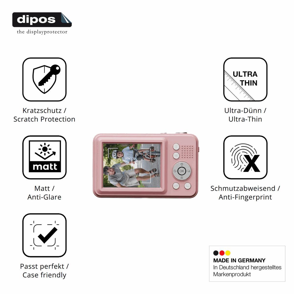 4x Screen Protector for Yehtreh K500 Protection Anti Glare dipos