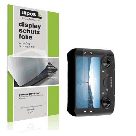 Matte Displayschutzfolie von dipos passend für Yehtreh K600, präziser Zuschnitt und blasenfrei montiert