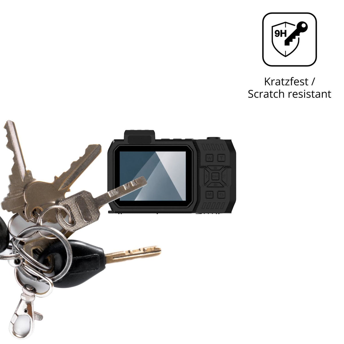 dipos Displayschutz für Yixinxin WE018, transparente Oberfläche, perfekte Passform auch für die Rundungen