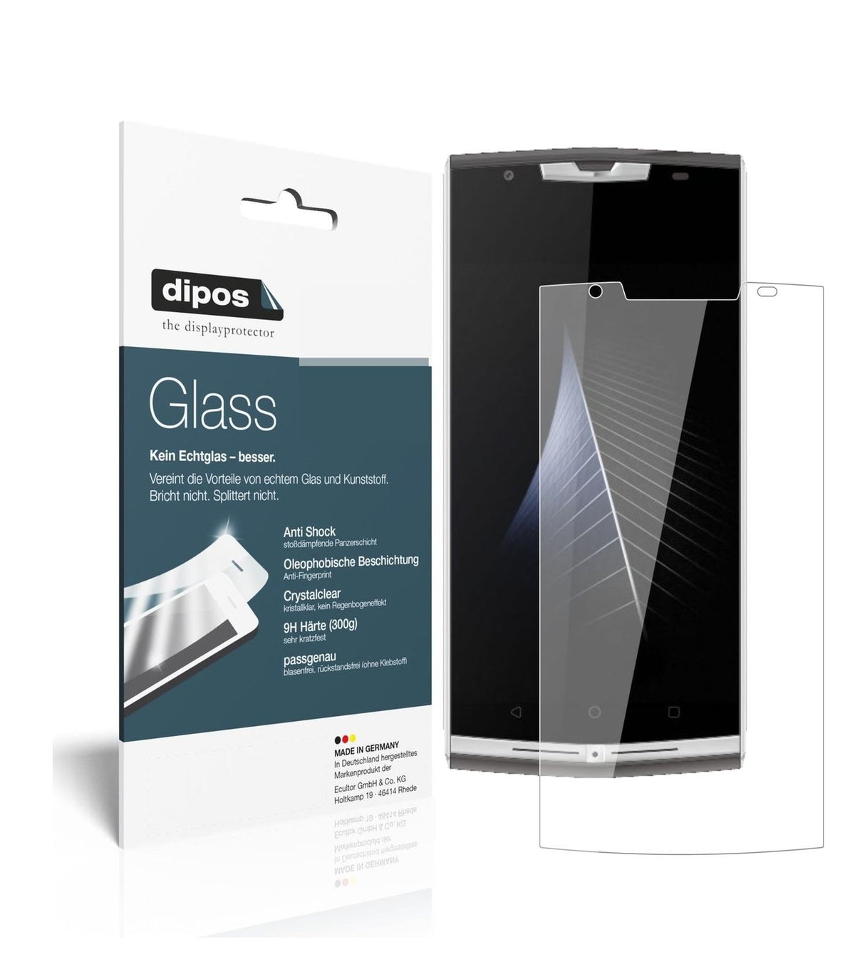 Screen Protector for I Oukitel K10000 Pro I Flexible Glass I Film I 9H I dipos