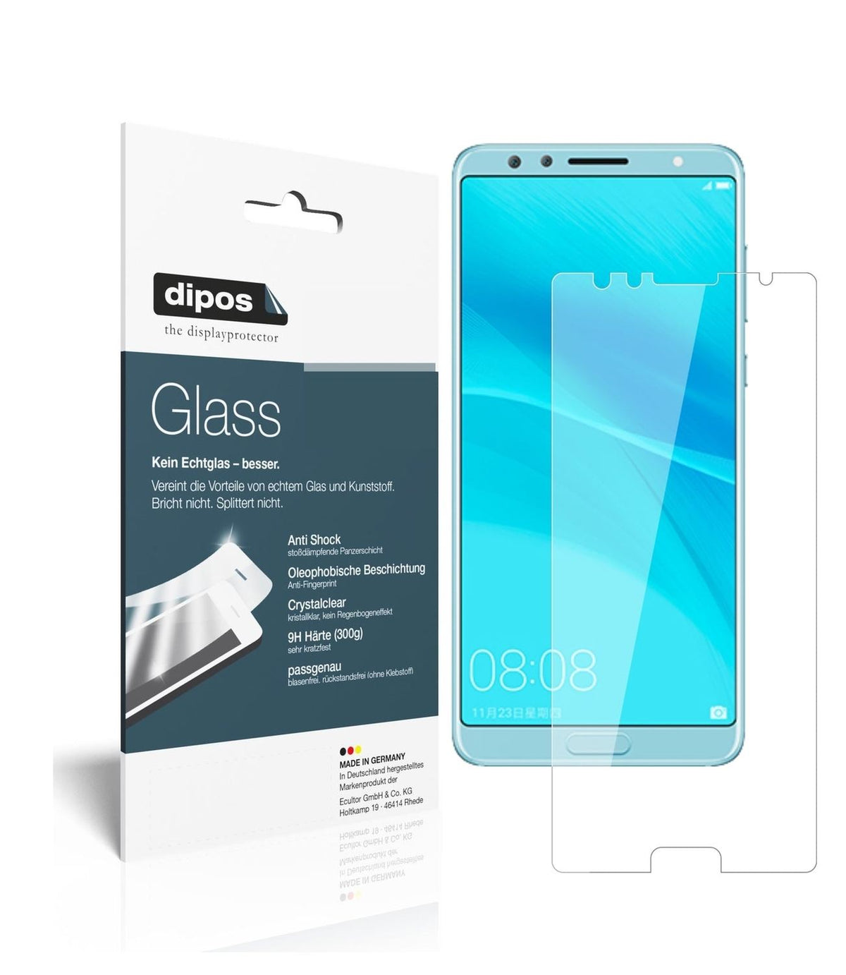 9H Clear Screen Protector for Huawei Nova 2S – Shatterproof, Crystal Clear | dipos