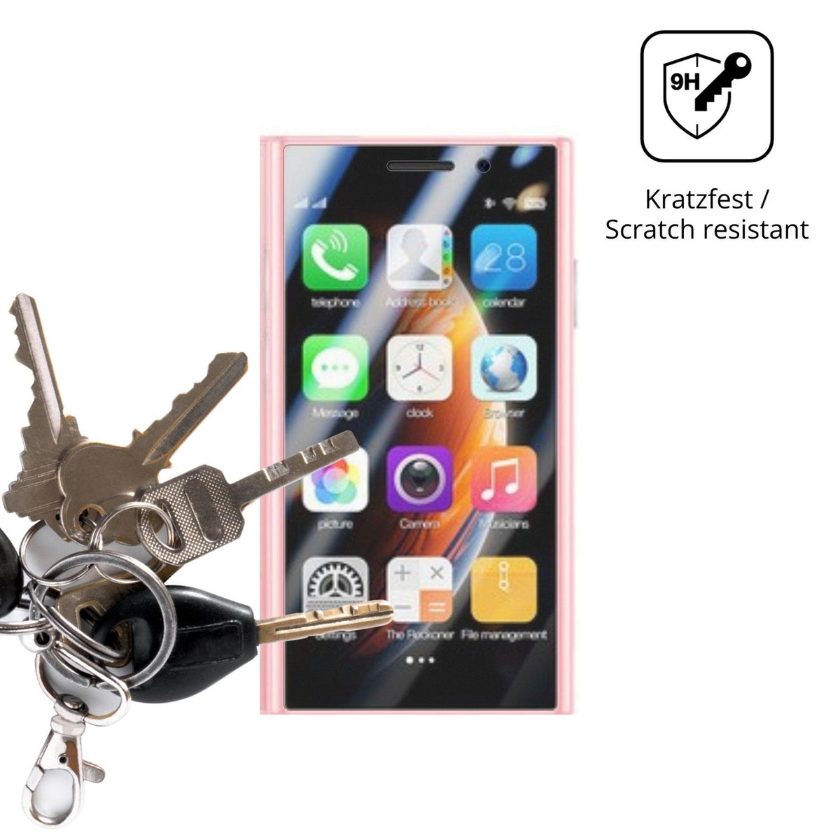 dipos Displayschutz für YOHOPE XS24 PRO, mattierte Oberfläche, robuste Festigkeit und perfekte Passform