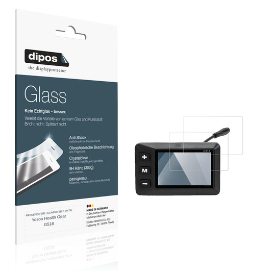 2x Screen Protector for Yosoo Health Gear G518 Flexible Glass 9H dipos