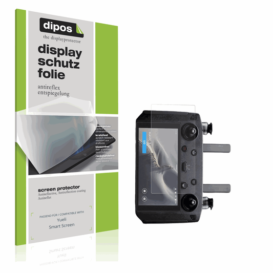 Matte Displayschutzfolie von dipos passend für Yueli Smart Screen, präziser Zuschnitt und blasenfrei montiert
