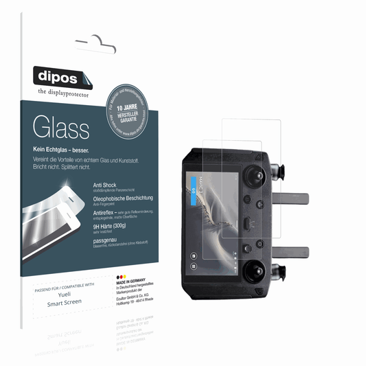 Matte Displayschutzfolie von dipos passend für Yueli Smart Screen, 9H kratzfest und blasenfrei montiert