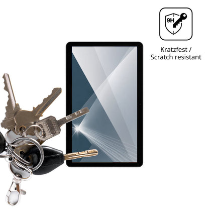 dipos Displayschutz für Zebra KC50 15 Zoll, transparente Oberfläche, perfekte Passform auch für die Rundungen