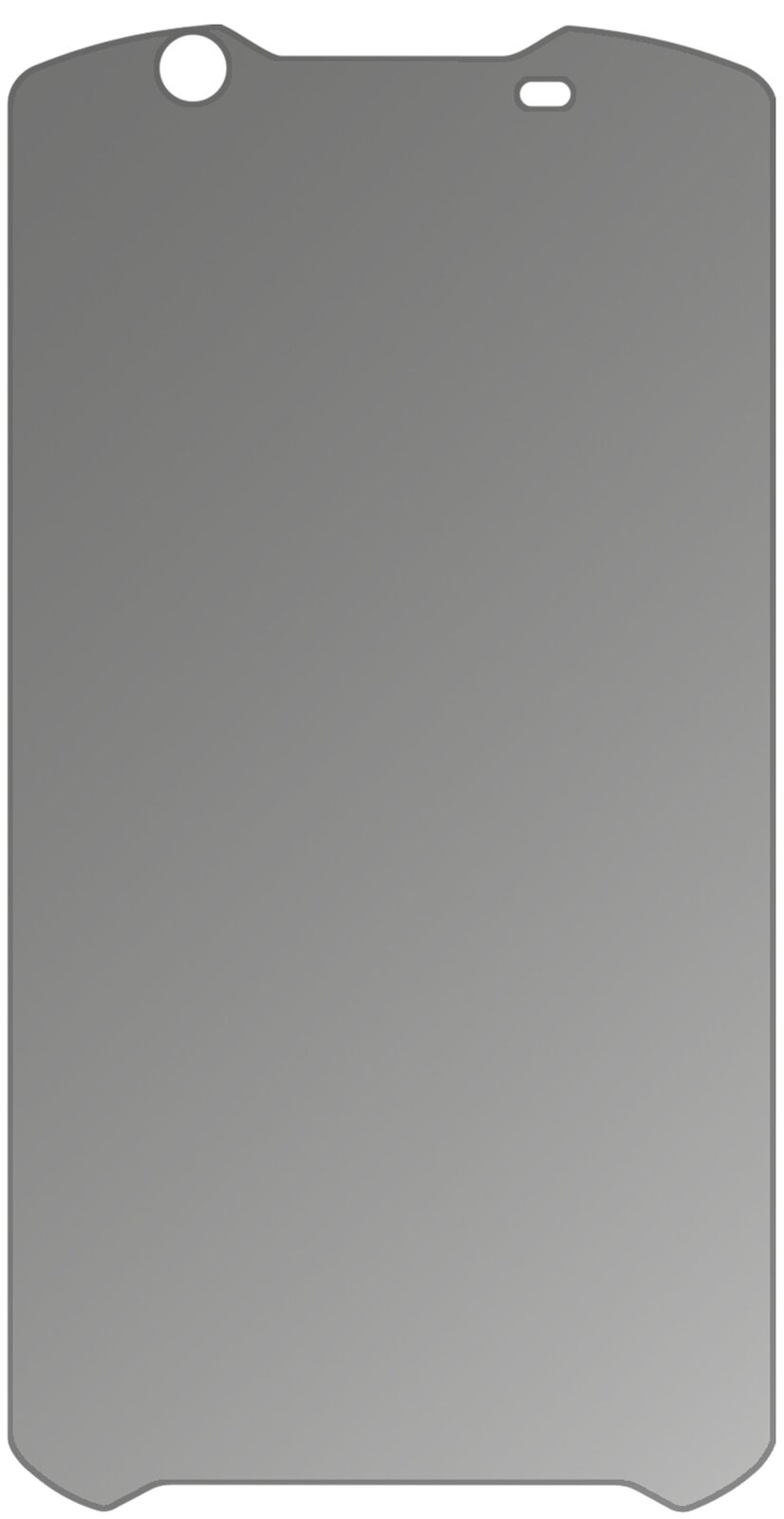 dipos Displayschutz für Zebra TC56, mattierte Oberfläche, Blickschutzfilter und perfekter Passform