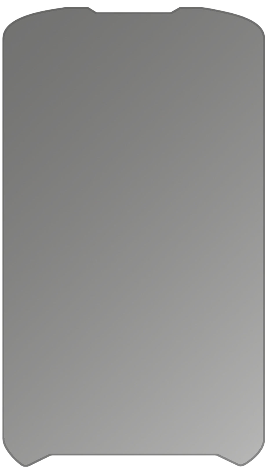 dipos Displayschutz für Zebra TC20, mattierte Oberfläche, Blickschutzfilter und perfekter Passform