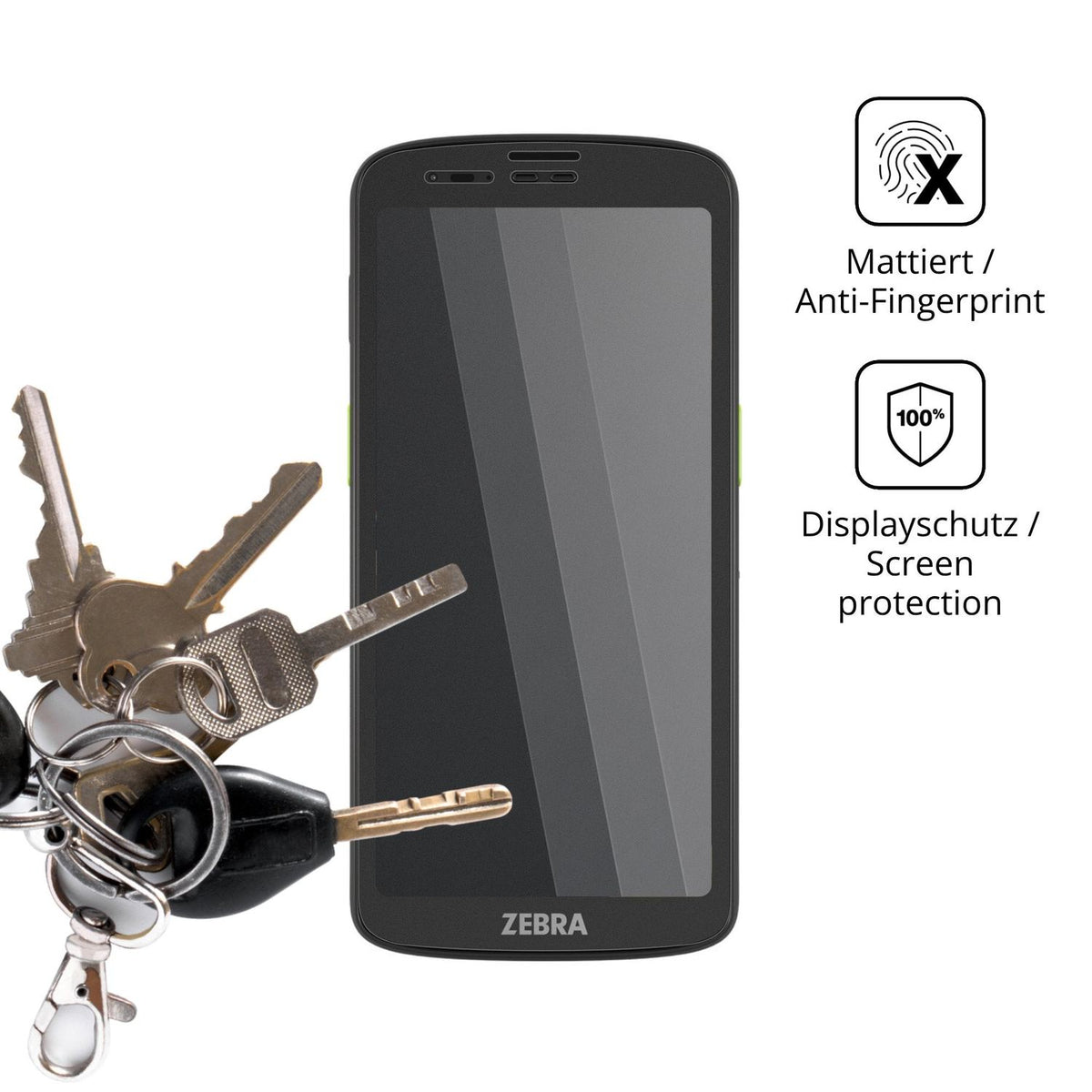 Screen Protector for Zebra TC201 Privacy Filter 4-Way Protection dipos