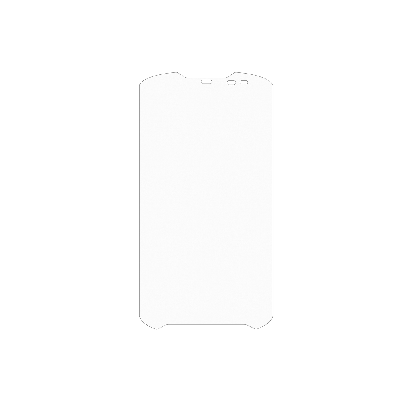 dipos Displayschutz für Zebra TC57ax, mattierte Oberfläche, geringe Dicke und perfekte Passform