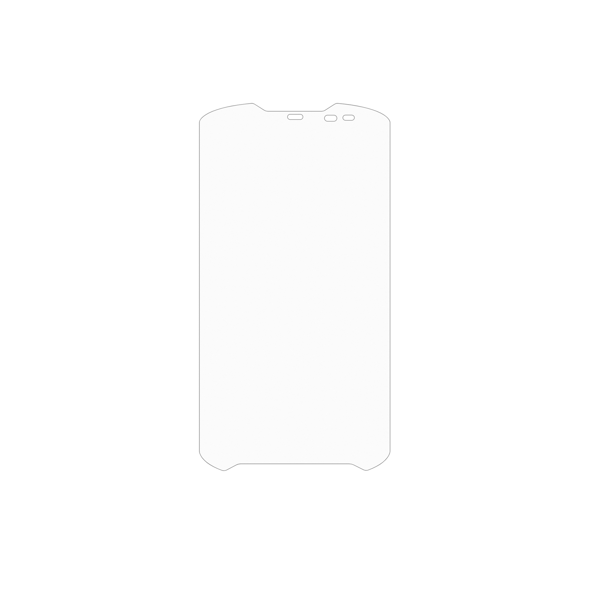 dipos Displayschutz für Zebra TC57ax, mattierte Oberfläche, geringe Dicke und perfekte Passform