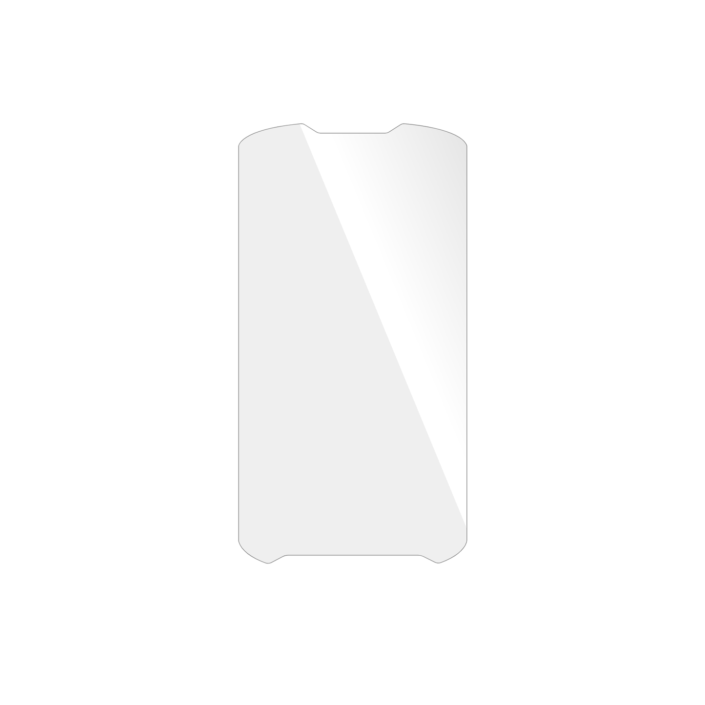 dipos Displayschutz für Zebra TC57ax, transparente Oberfläche, geringe Dicke und perfekte Passform
