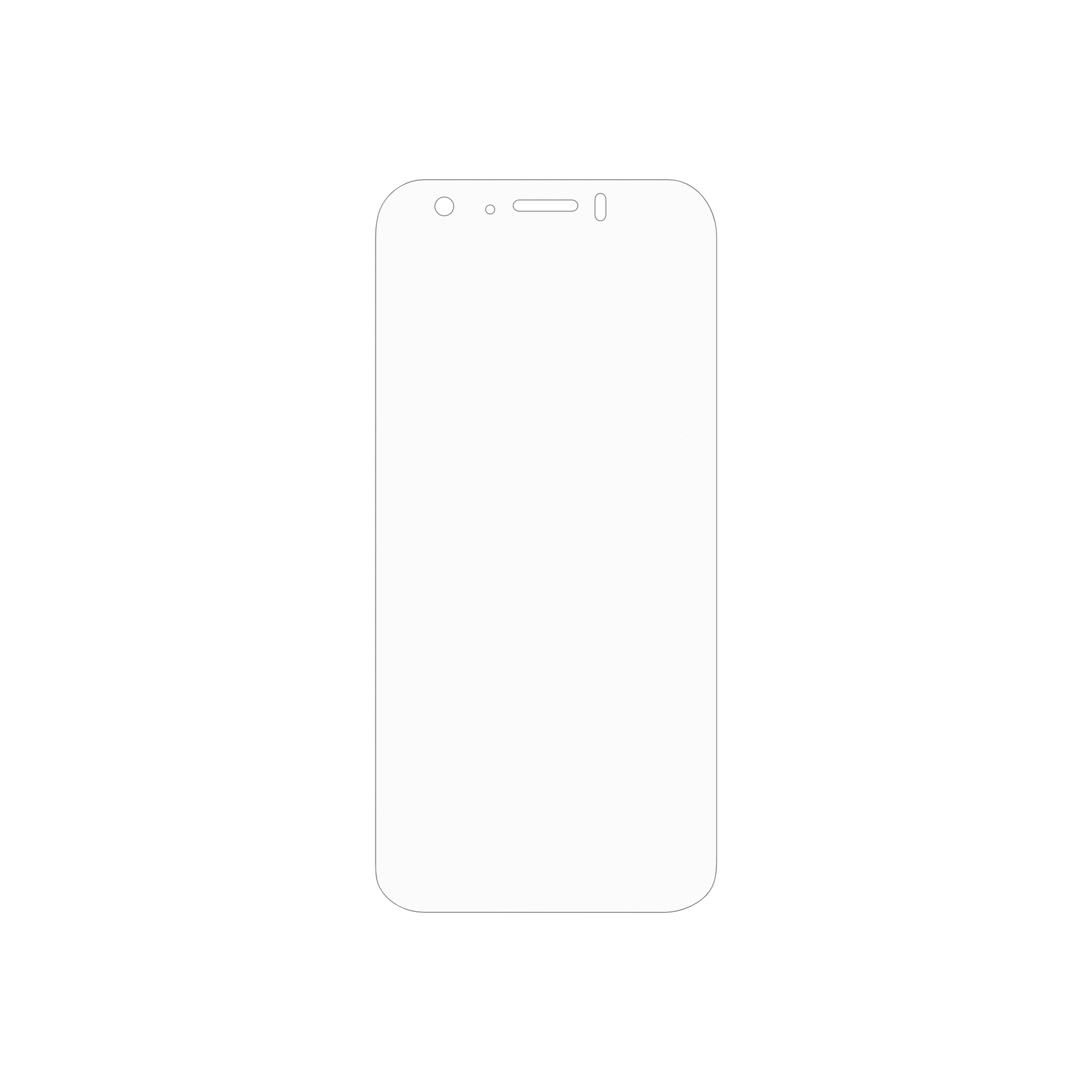 dipos Displayschutz für Zebra TC501, mattierte Oberfläche, geringe Dicke und perfekte Passform