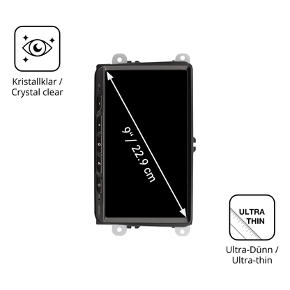 Dünne und klare Folie passend zugeschnitten für Zenec Z-E2065