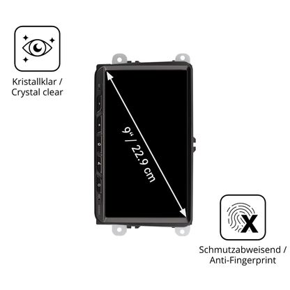 Flexible TPU-Folie passend zugeschnitten für Zenec Z-E2065, vollständige Abdeckung