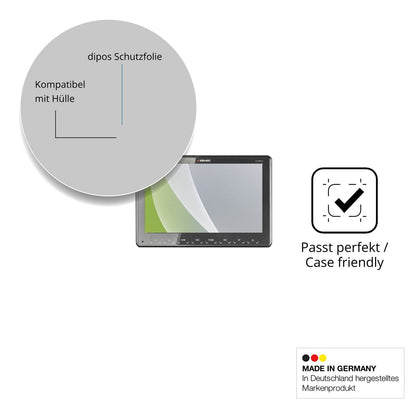 2x Screen Protector for Zenec Z-N975 Protection Anti Glare dipos