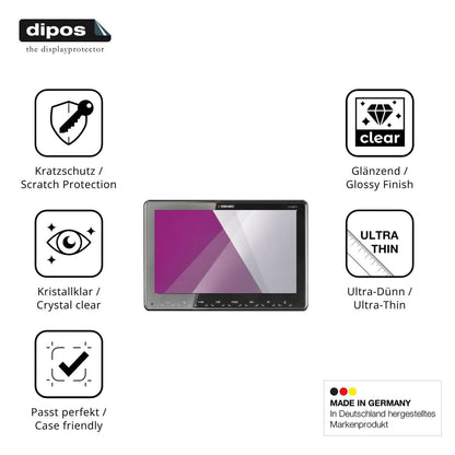 2x Screen Protector for Zenec Z-N975 Protection Crystal Clear dipos