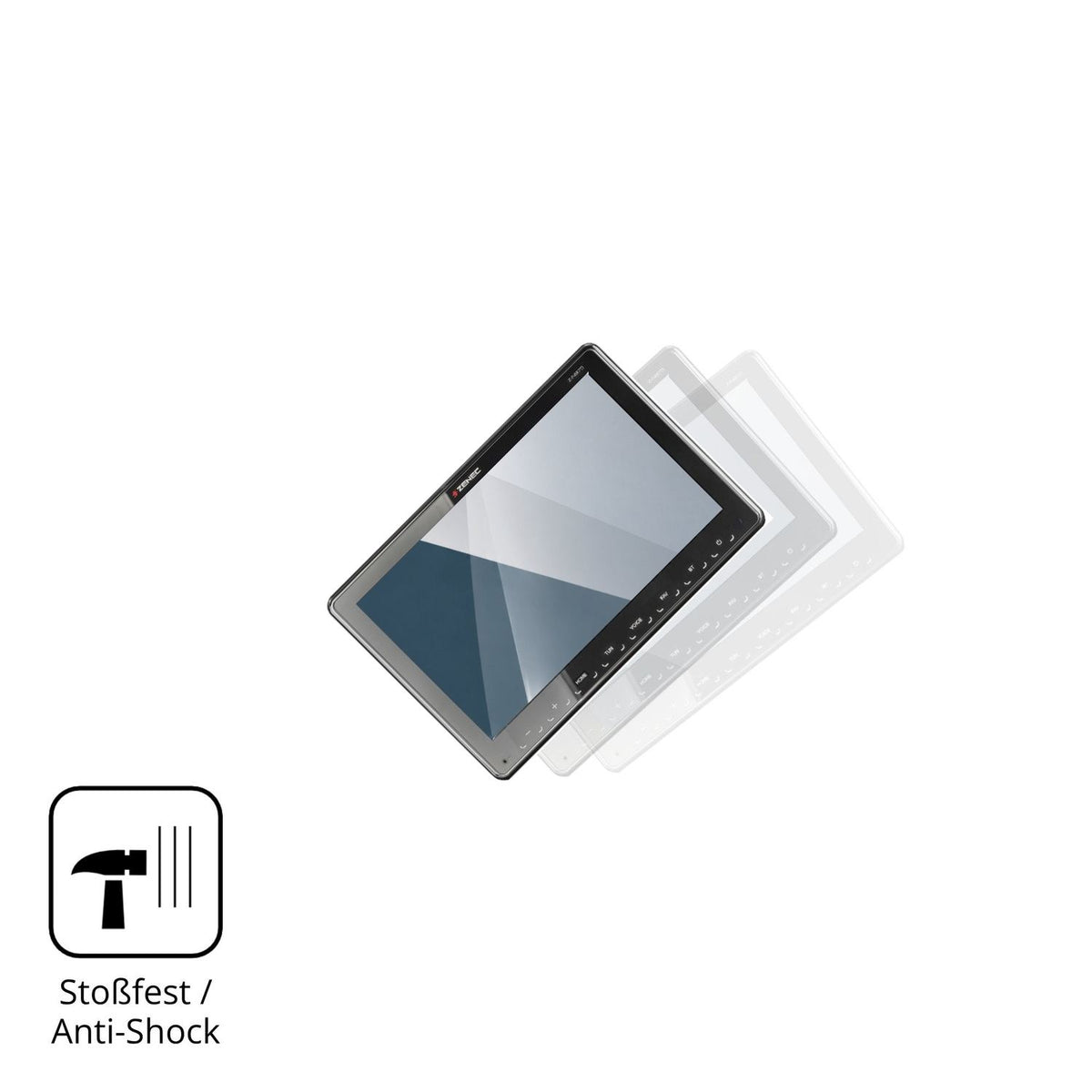 2x Screen Protector for Zenec Z-N975 Flexible Glass 9H dipos