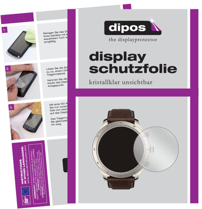 2x Schutzfolie klar für Zepp Z Smartwatch Display-Schutzfolie