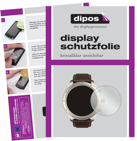 6x Schutzfolie klar für Zepp Z Smartwatch Display-Schutzfolie