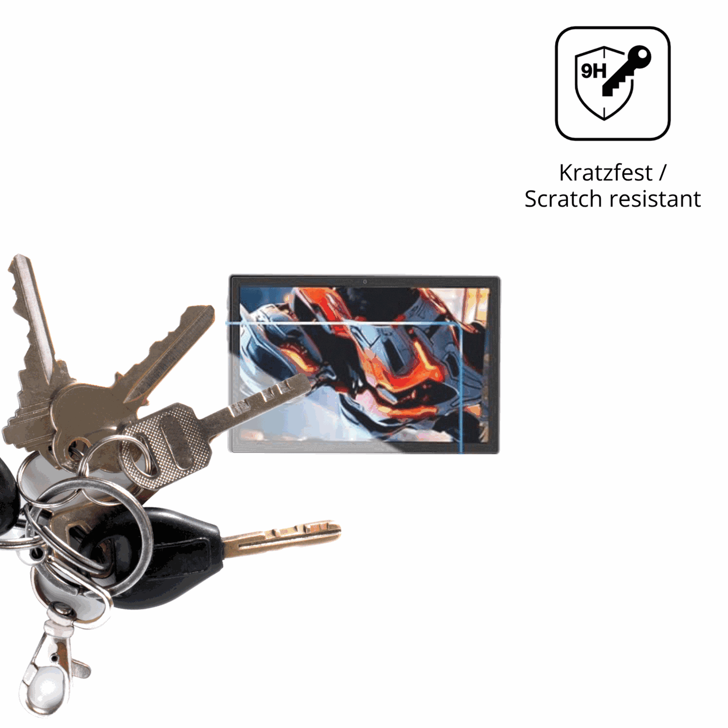 dipos Displayschutz für ZIOVO E15, mattierte Oberfläche, robuste Festigkeit und perfekte Passform