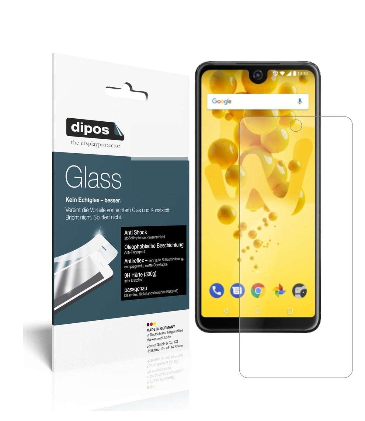 1x 9H Matte Screen Protector for Wiko View 2