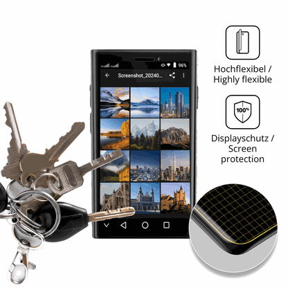 dipos Displayschutz für ZOKOE XS-24-Pro, transparente Oberfläche, geringe Dicke und perfekte Passform