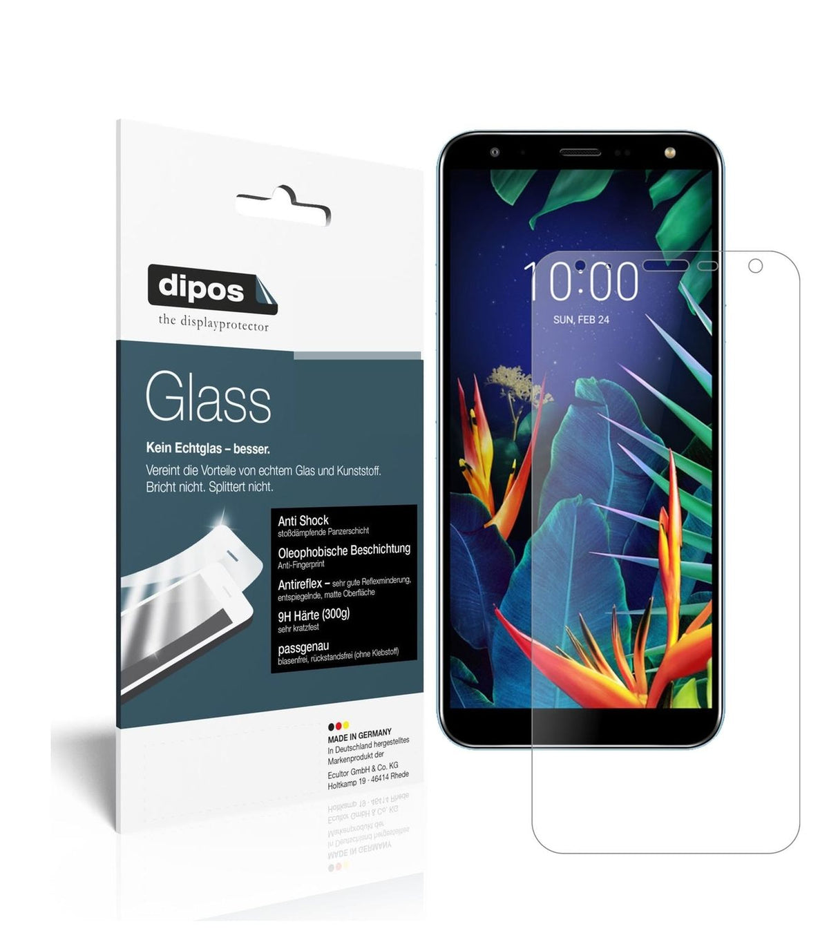 9H Matte Screen Protector for LG K40 – Anti-Glare, Shatterproof | dipos