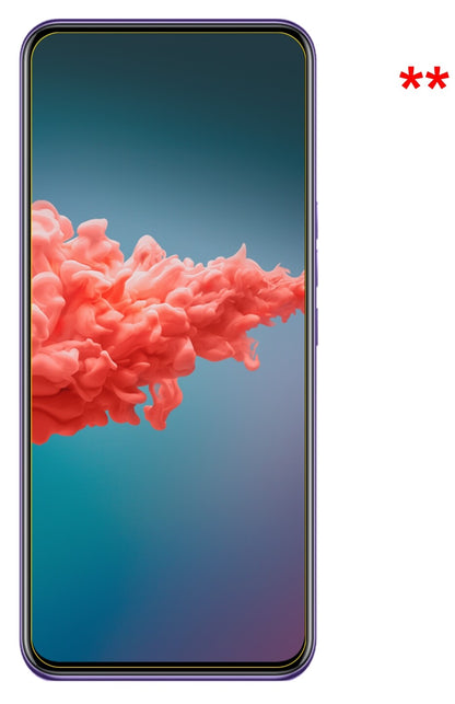 dipos Displayschutz für ZTE Axon 20 5G, transparente Oberfläche, perfekte Passform auch für die Rundungen