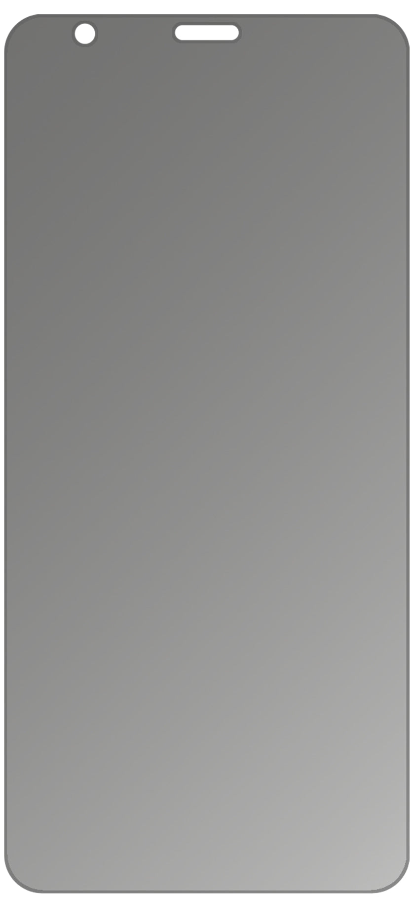 dipos Displayschutz für ZTE Blade A3 Prime, mattierte Oberfläche, Blickschutzfilter und perfekter Passform