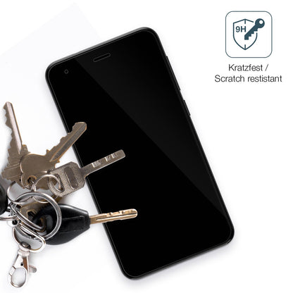 dipos Displayschutz für ZTE Blade A35 Lite, transparente Oberfläche, perfekte Passform auch für die Rundungen