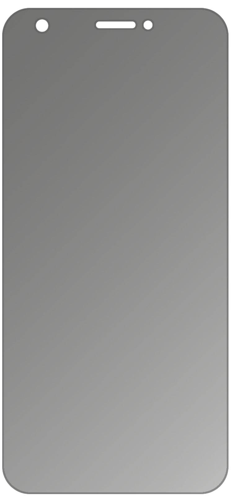 dipos Displayschutz für ZTE Blade A512, mattierte Oberfläche, Blickschutzfilter und perfekter Passform