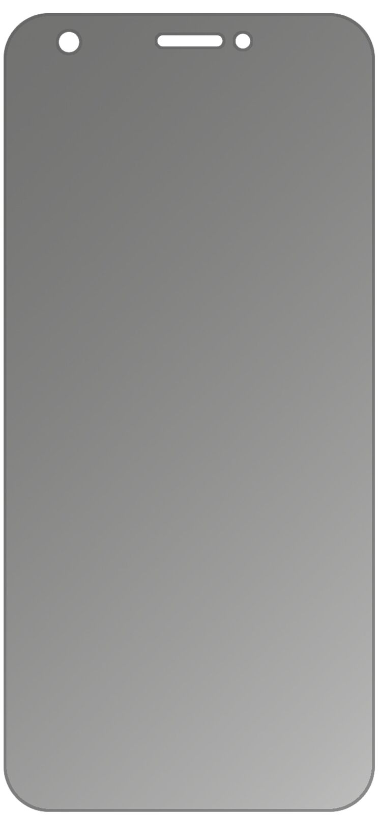 dipos Displayschutz für ZTE Blade A512, mattierte Oberfläche, Blickschutzfilter und perfekter Passform